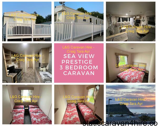 Sea View Prestige Caravan, Stunning views, Sky TV, WiFi & much more