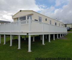 3 bed with decking and seaviews on Haven Devon Cliffs