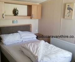 3 bed luxury caravan on Cedars area of Haven Devon Cliffs