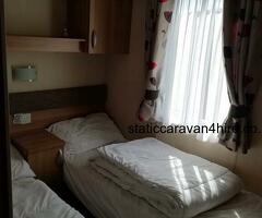 3 bed luxury caravan on Cedars area of Haven Devon Cliffs