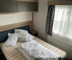 3 bed luxury caravan with decking, pet friendly on Cypress Way area of Haven Devon Cliffs