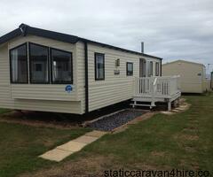 3 bed deluxe plus caravan with decking on Spruces area of Haven Devon Cliffs