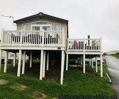 3 bed platinum with decking and seaviews on Rowan Meadow at Haven Devon Cliffs