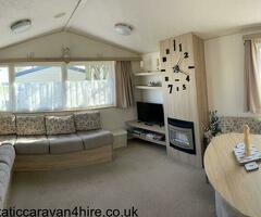 3 bed deluxe plus caravan on Elms area of Haven Devon Cliffs