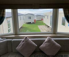 3 bed deluxe plus with decking on Beech Walk area of Haven Devon Cliffs