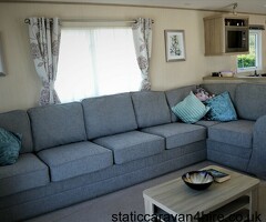 our 6 berth 2bedroom caravan we accept pets at White Acres Holiday Park outside Newquay